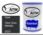 Preview: Opel, Titan Grau Metallic, 202V: 500ml Lackdose, von ATW Autoteile West.